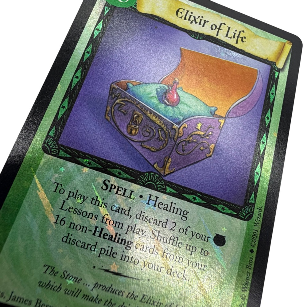Harry Potter TCG Elixir of Life 5/116 Rare Holo Foil Base Set 2001 Wizards TCG